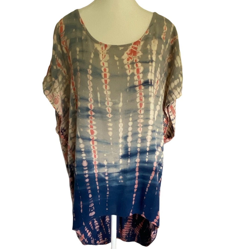 Hard Tail Forever Tie Dye  Tunic/Dress. relaxed lounge oversized fit boho Sz M